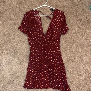 Red Floral Sundress
